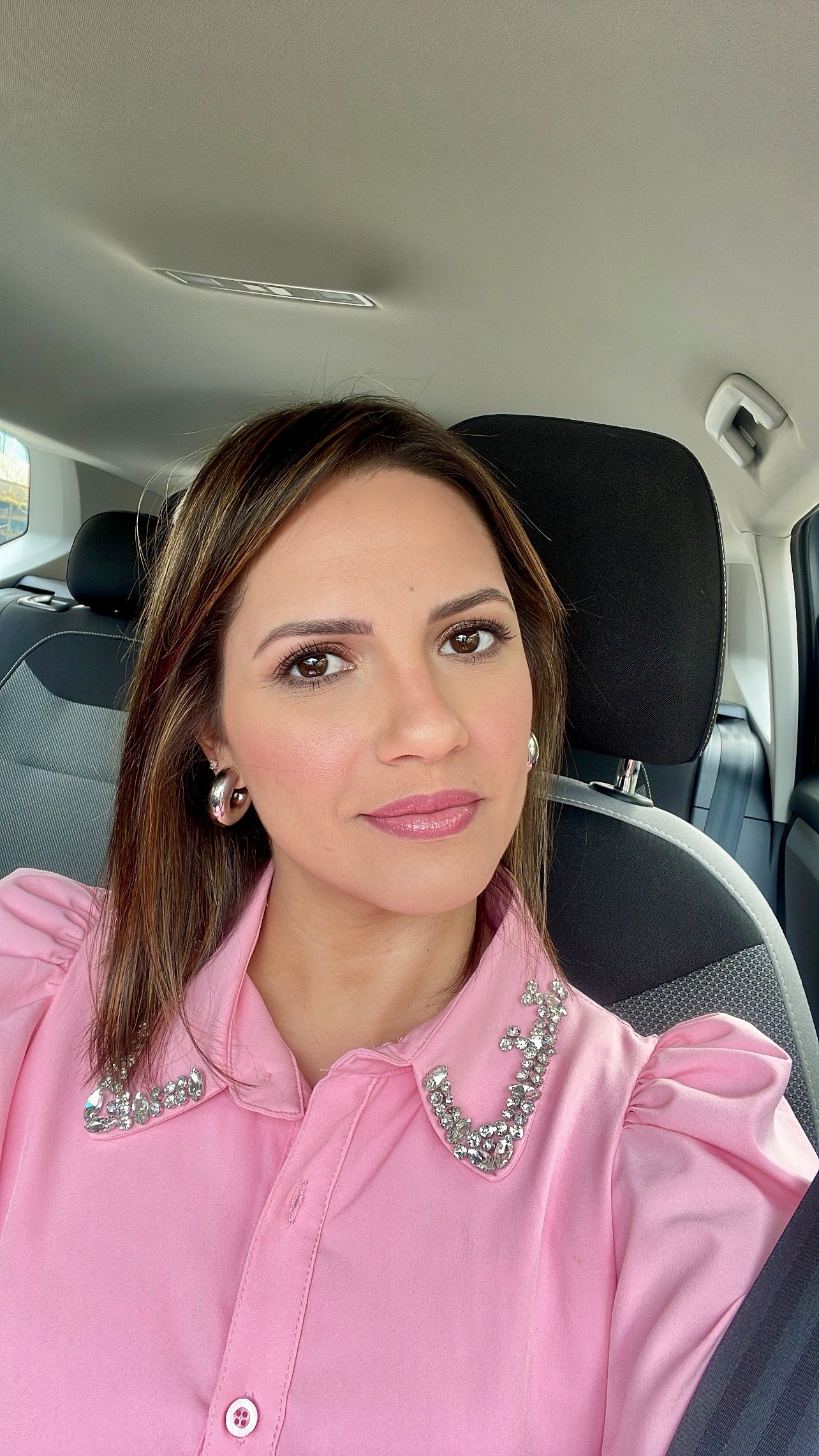 Vestido midi con cuello