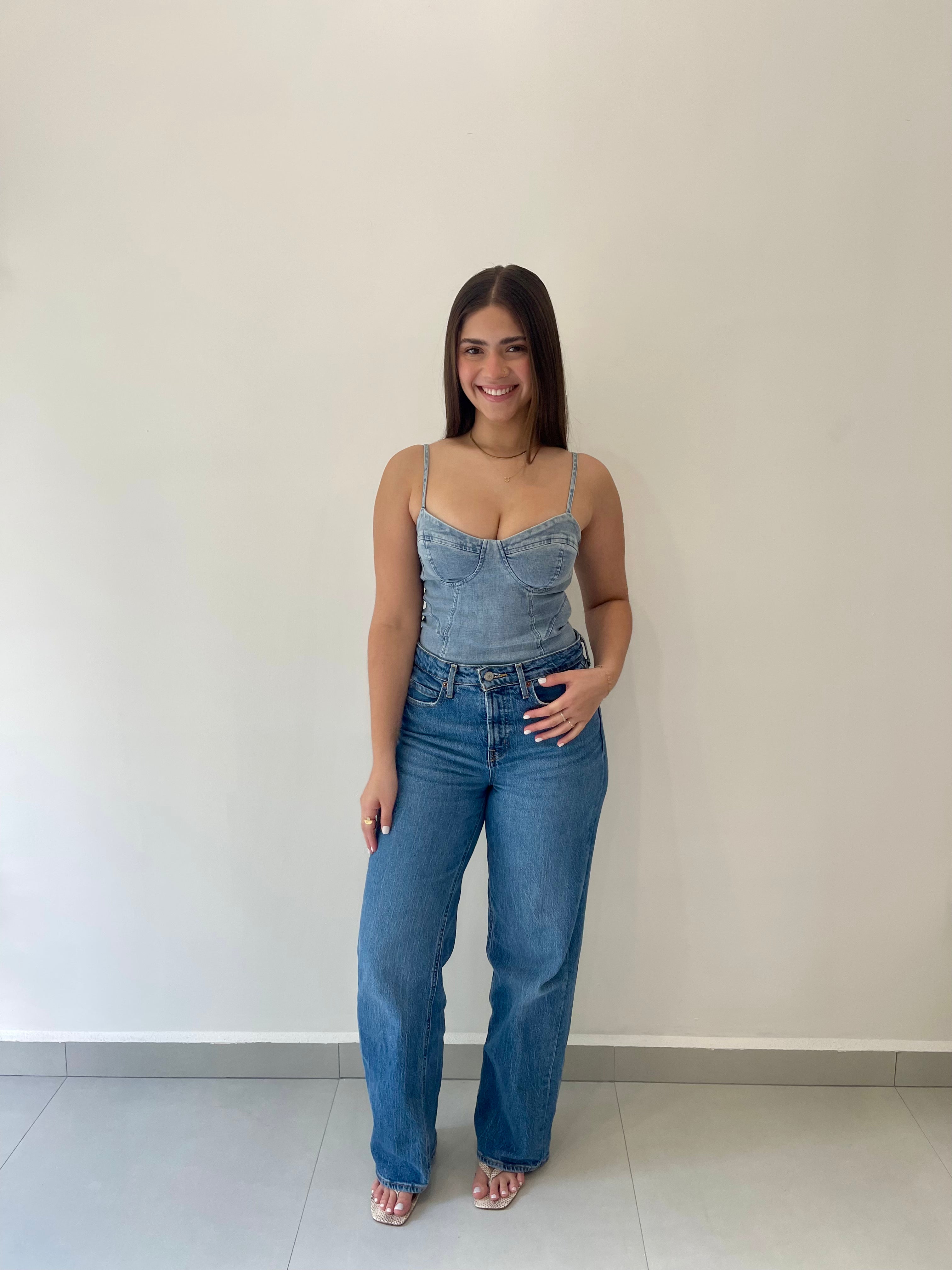 Denim Bodysuit